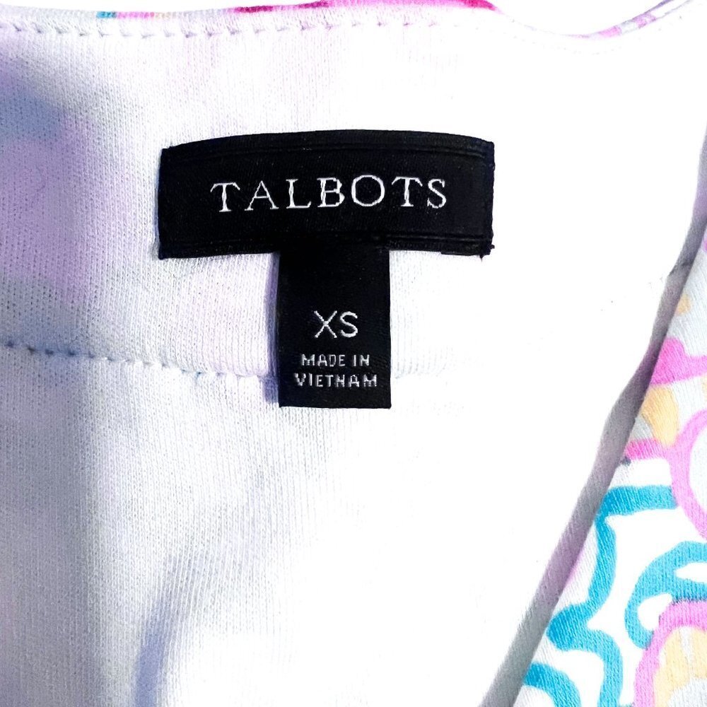 Talbots Medallion Interlock Shift Dress Extra Small - Picture 8 of 13